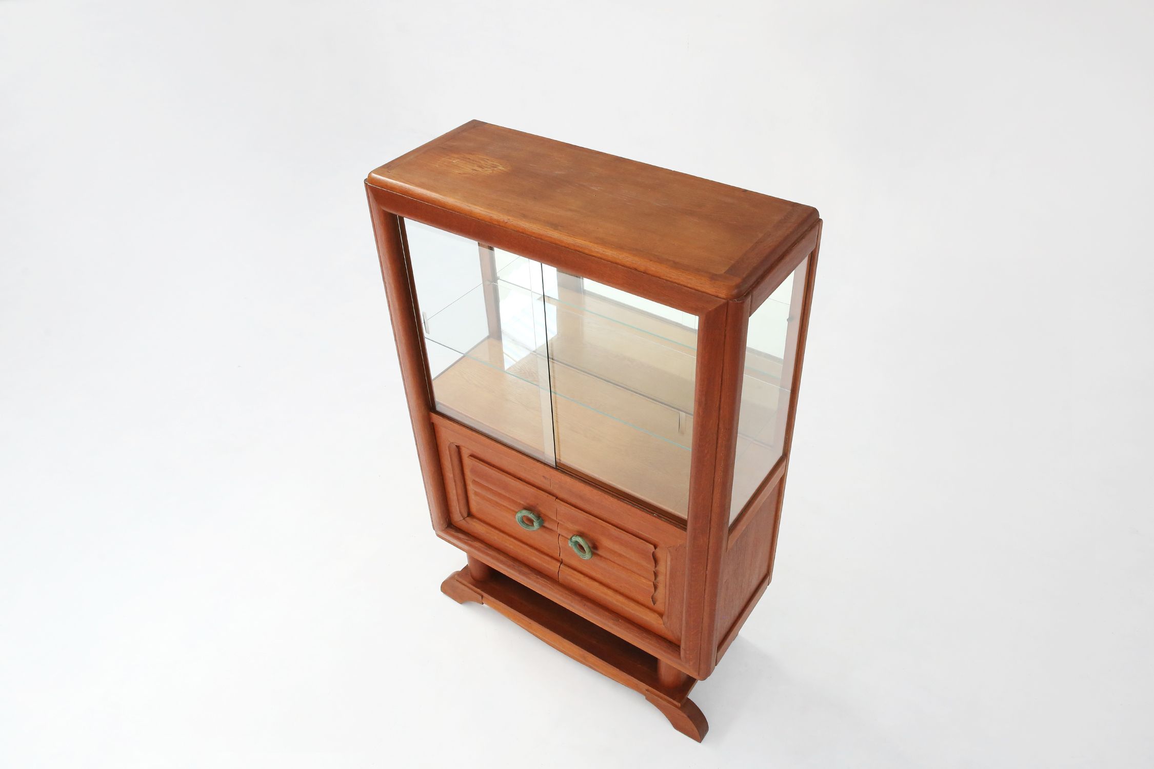 Art Deco Vitrine Cabinet Attributed to Gaston Poisson, France 1940sthumbnail
